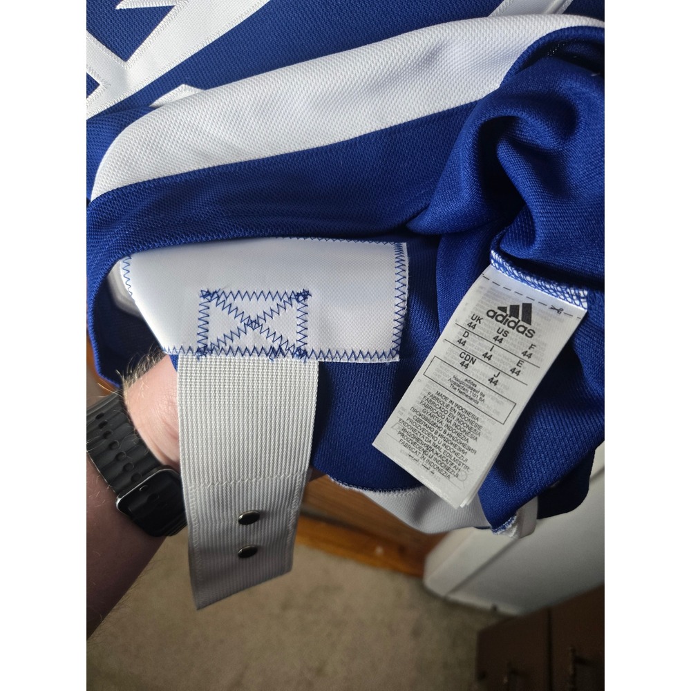 Tampa Bay Lightning Adidas Authentic Home Jersey Mens 44 - Picture 6 of 6